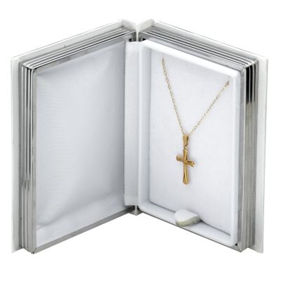 9ct Gold Cross and Bible Box9ct Gold Cross and Bible Box