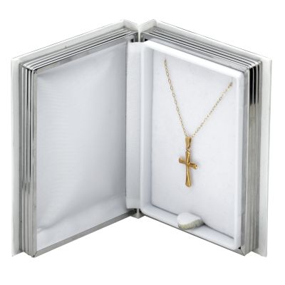 9ct gold Cross and Bible Box