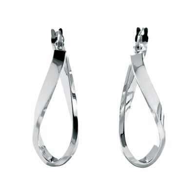 9ct white gold earrings