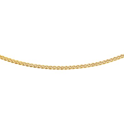 H Samuel 9ct Gold Double Curb Chain Bracelet