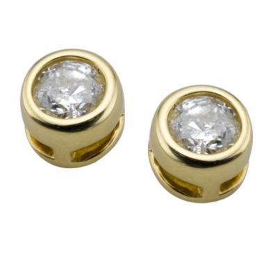 9ct gold 15 point diamond stud earrings - Product number 5589290