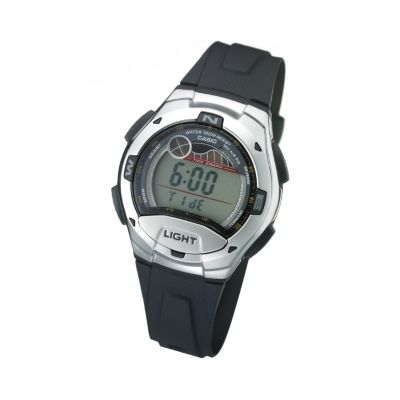 Casio Men` Digital Black Strap Watch