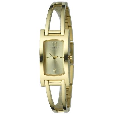 Guess Ladies' Gold-plated Half-bangle Watch - Product number 5602912