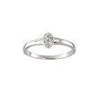 9ct white gold diamond ring