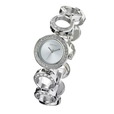 DKNY Ladies`Swarovski Crystal Bracelet Watch