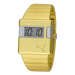 Puma Ladies`Gold-Coloured Stainless Steel Watch