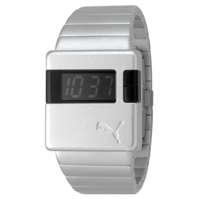 Puma Square Silver-Coloured Digital Bracelet Watch - Product number 5611008