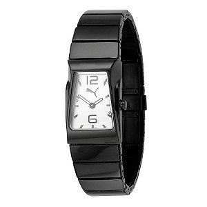 Black Rectangular Bracelet Watch
