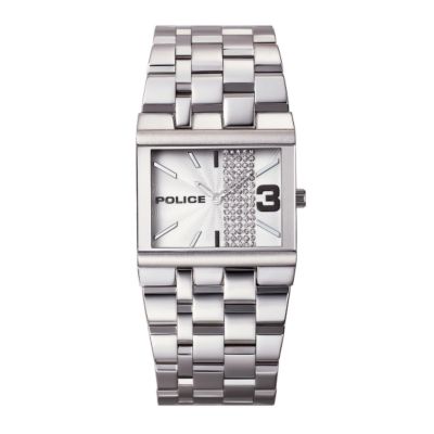 Stone-set Square Dial Bracelet Watch