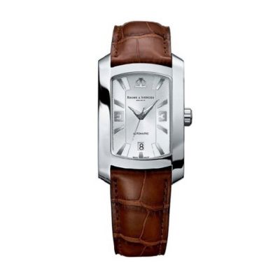 Baume & Mercier Hampton mens brown leather