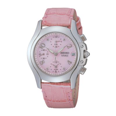 Seiko Vivace ladies' stainless steel chronograph watch