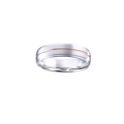 Men's 9ct Two-colour Gold Ring - Product number 5634717