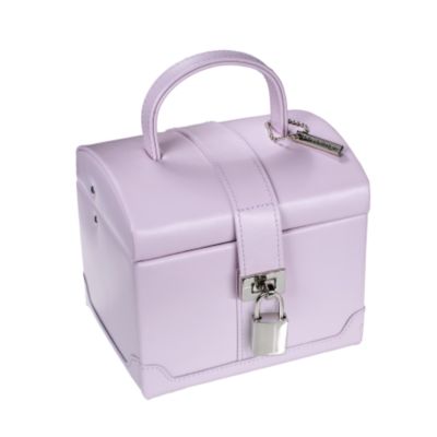 Pink Leather Jewellery Box