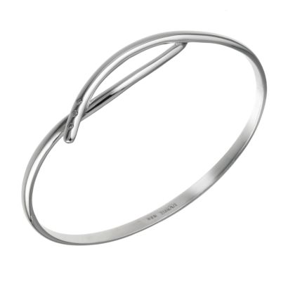 Hot Diamonds Silver Organic Bangle - Product number 5639778