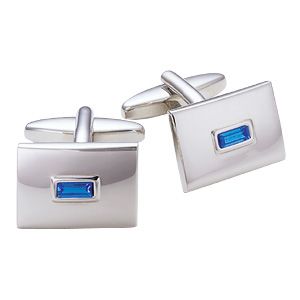 Blue Crystal Cufflinks - Product number 5640741