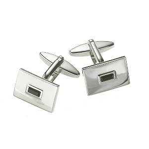 Classic Collection Black Crystal Cufflinks
