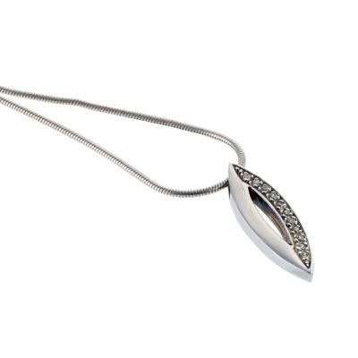 2 Blue Sterling Silver Cubic Zirconia Pendant - Product number 5641047
