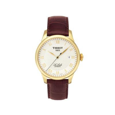 Tissot Le Locle men's gold-plated automatic watch