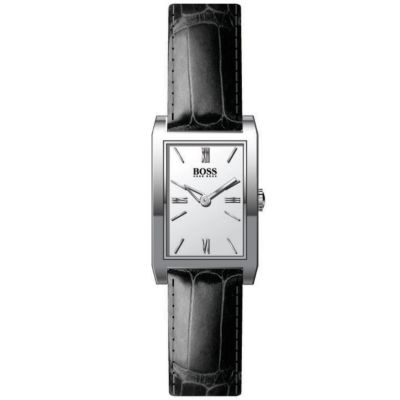 BOSS ladies stainless steel leather strap watch - Product number 5668611