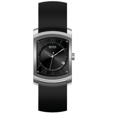 BOSS men's black rubber strap watch - Product number 5670748