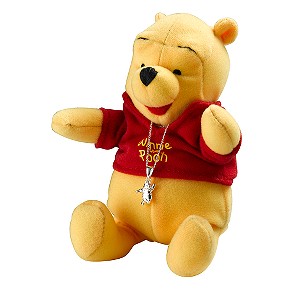 Winnie-The-Pooh Winnie the Pooh Silver Pendant and Cuddly Toy