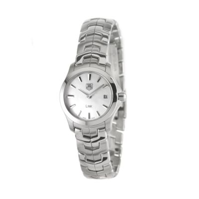 Heuer ladies stainless steel bracelet watch