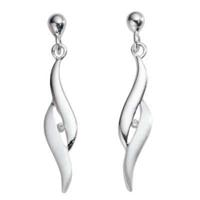 Silver Cubic Zirconia Earrings - Product number 5682053