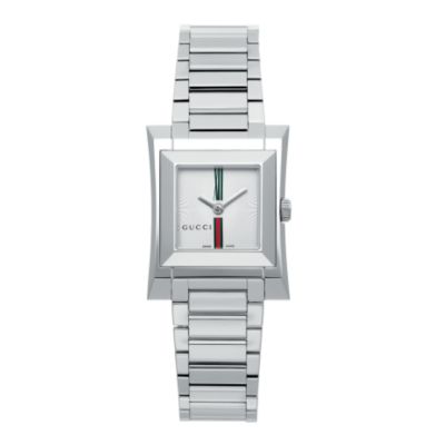 Gucci Guccio ladies’ stainless steel bracelet watch