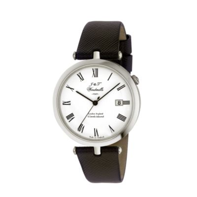 J & T Windmills Threadneedle men's sterling silver mechanical watch - Product number 5709261