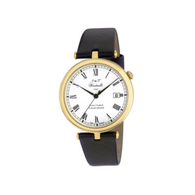 J & T Windmills Threadneedle men's 18ct gold watch