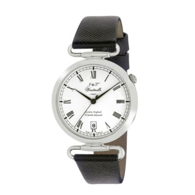 J & T Windmills Throgmorton men's sterling silver mechanical watch - Product number 5709385
