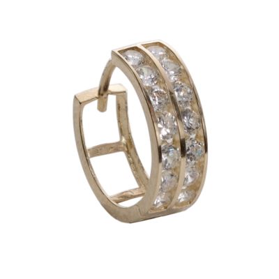 9ct Yellow Gold Cubic Zirconia Single Hug Earring - Product number 5713560