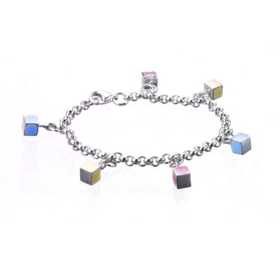Sterling silver ABC bracelet - Product number 5714389