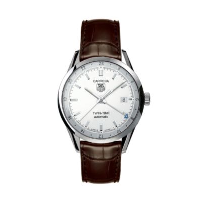 Heuer Carrera mens twin time watch