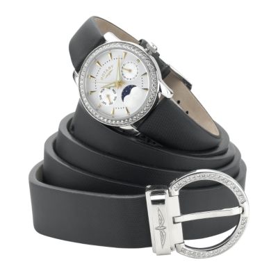 Rotary ladies' moonphase watch with  leather belt set - Product number 5717663