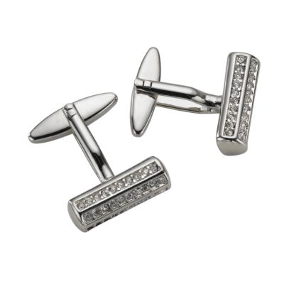 Unbranded Ladies pave crystal cufflinks