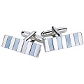 Men's Blue Mother-of pearl Cufflinks at H. Samuel