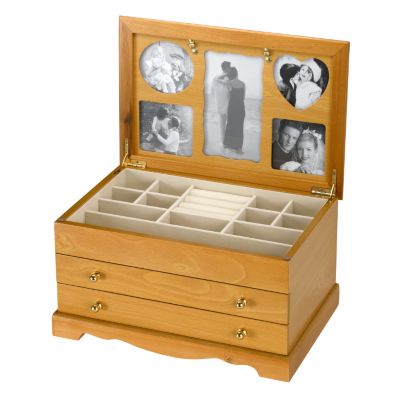 Pine-Effect Jewellery Box at H. Samuel