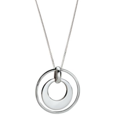 sterling Silver Circle Pendant