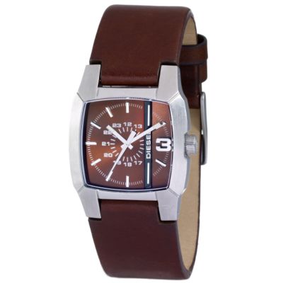 Diesel Men` Square Dial Watch