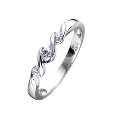 9ct White Gold Diamond Ring - Product number 5734479