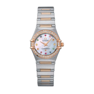 Omega Constellation ladies' two-colour gold watch