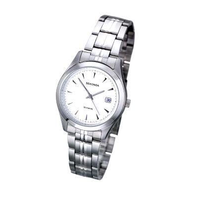 Men` Round Dial Bracelet Watch