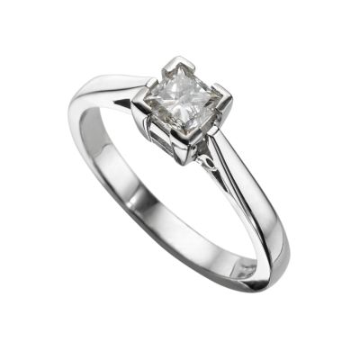 18ct White Gold 1/2 Carat Ring - Product number 5738024