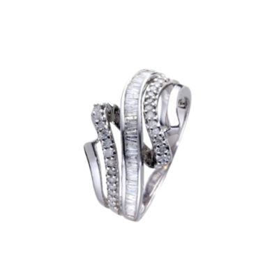 9ct White Gold 1/2 Carat Diamond Ring
