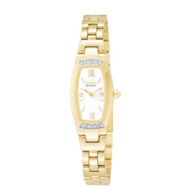 Citizen Ladies' Gold-Plated Eco Drive Watch - Product number 5740606