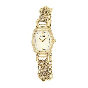 Citizen Ladies`Gold-Plated Eco Drive Watch