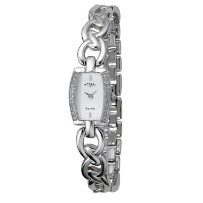 Rotary Ladies' Sterling Silver Stone-Set Watch - Product number 5743648