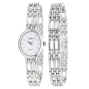 Rotary Ladies Sterling Silver Watch and