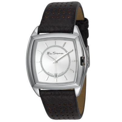 Ben Sherman Men` Brown Leather Strap Watch